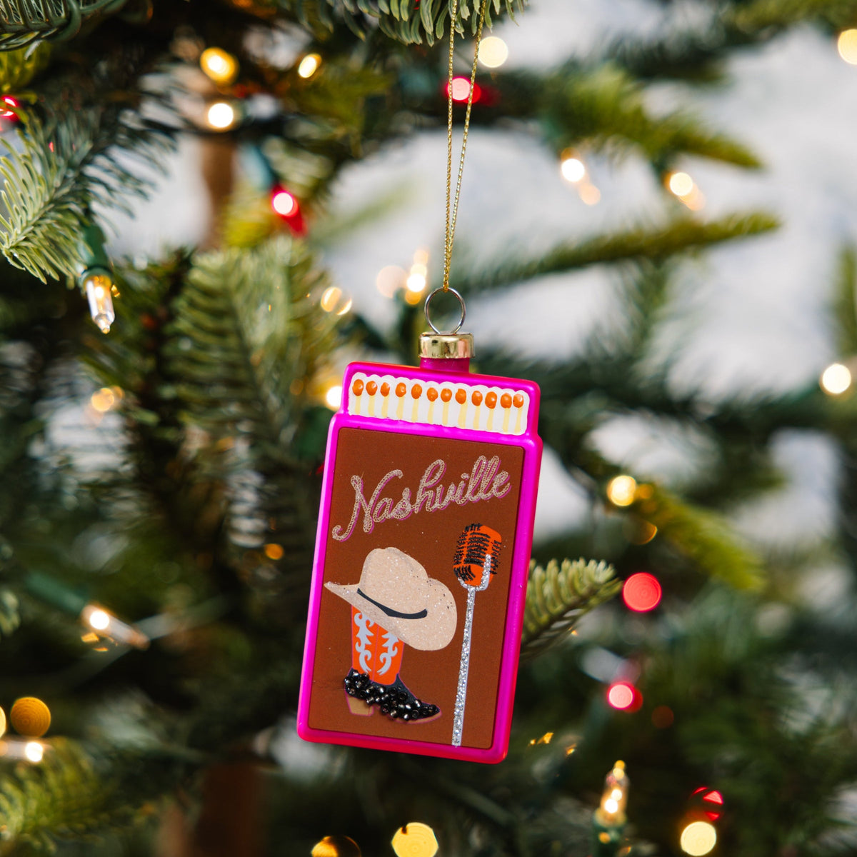 Matchbook Ornament - Nashville - Furbish Studio