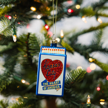 Matchbook Ornament - Kansas City - Furbish Studio