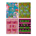 Boxed Greeting Card S/8 - Bold Floral - Furbish Studio