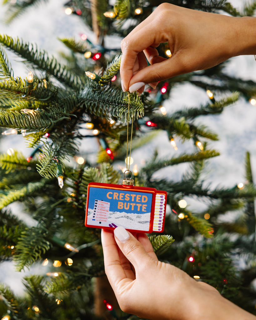 Matchbook Ornament - Crested Butte - Furbish Studio