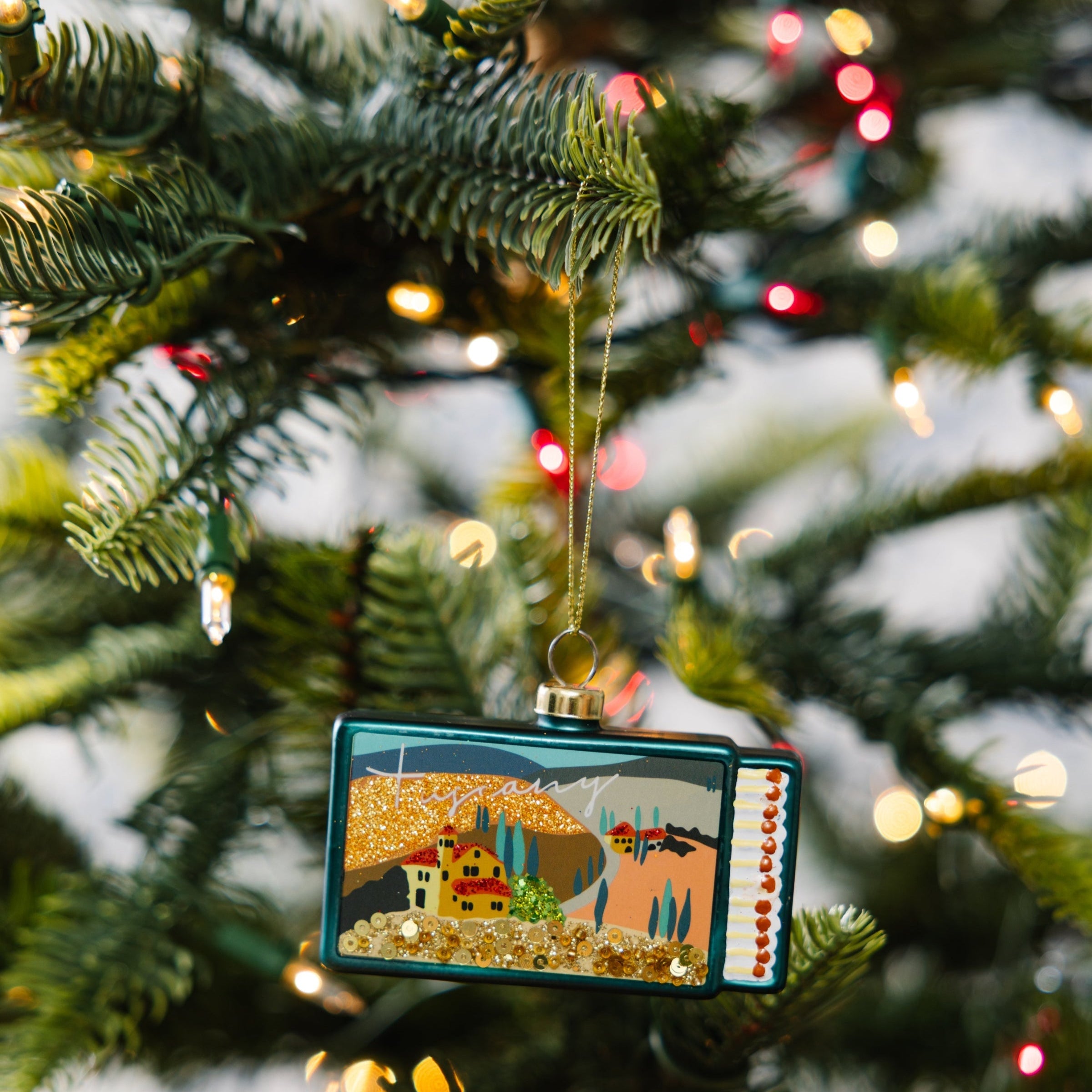 Matchbook Ornament Tuscany
