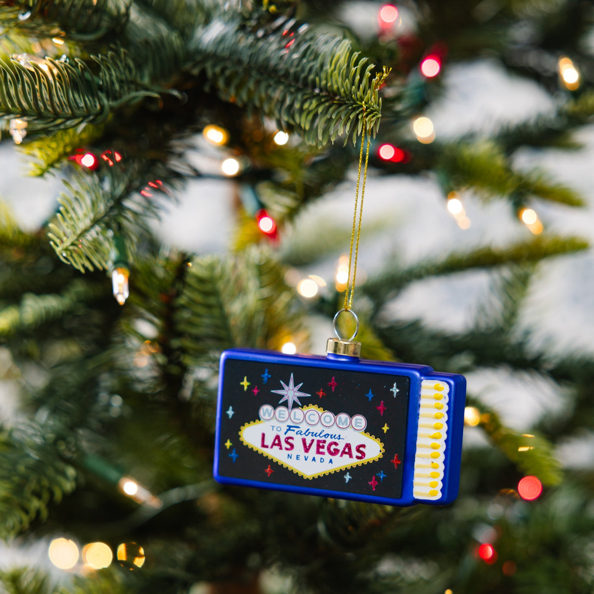 Matchbook Ornament - Las Vegas - Furbish Studio