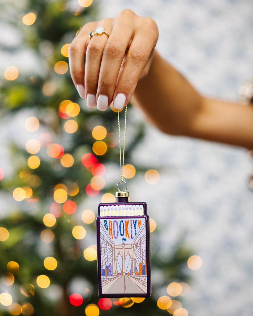 Matchbook Ornament - Brooklyn - Furbish Studio