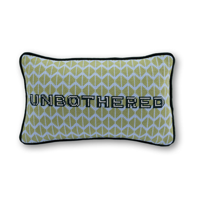 Unbothered Needlepoint Pillow - Furbish Studio
