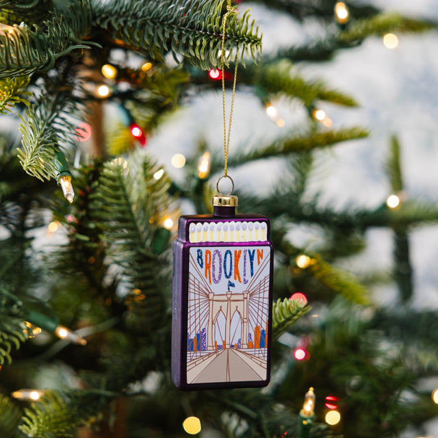 Matchbook Ornament - Brooklyn - Furbish Studio