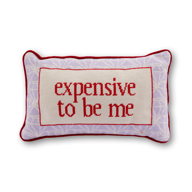 Expensive Needlepoint Pillow - Furbish Studio