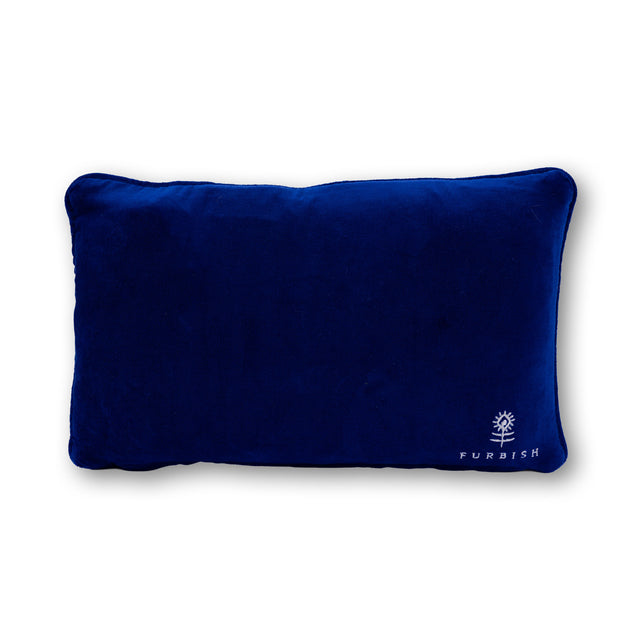 Eyes Resting Needlepoint Pillow - Furbish Studio