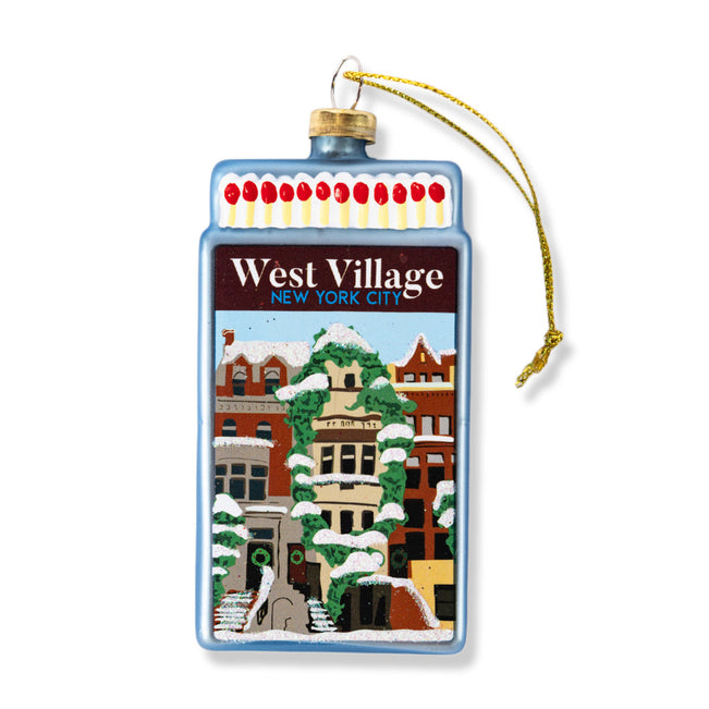 Matchbook Ornament - West Village - Furbish Studio