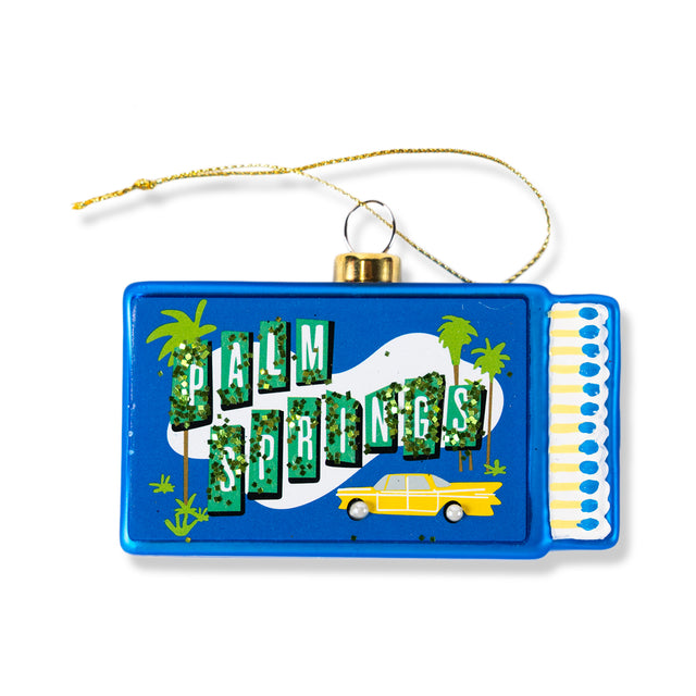 Matchbook Ornament - Palm Springs - Furbish Studio