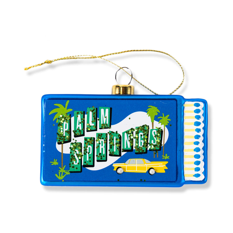 Matchbook Ornament - Palm Springs - Furbish Studio