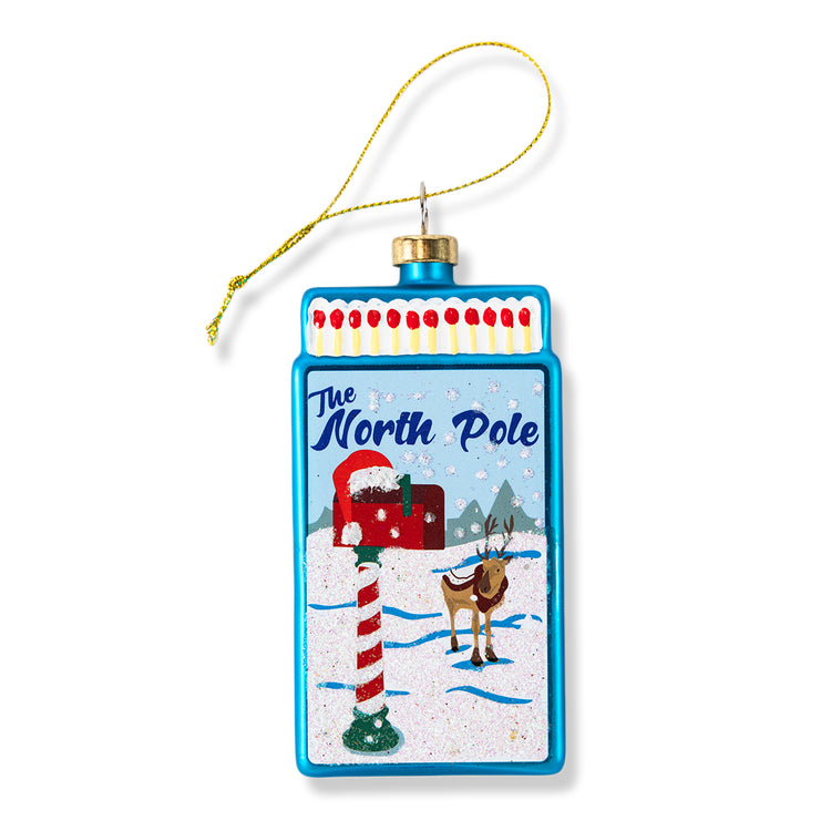 Matchbook Ornament - North Pole - Furbish Studio