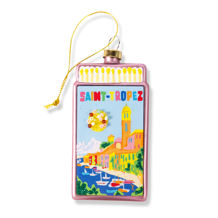 Matchbook Ornament - St. Tropez - Furbish Studio