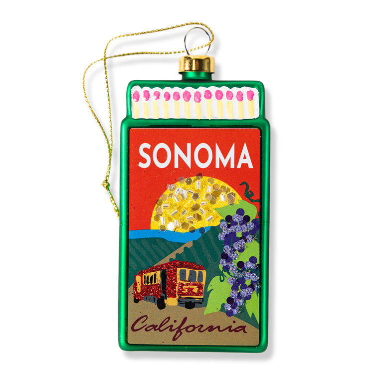 Matchbook Ornament - Sonoma - Furbish Studio