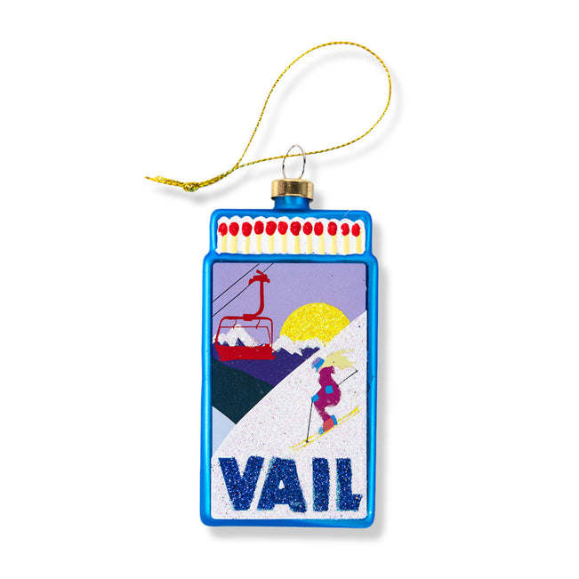 Matchbook Ornament - Vail - Furbish Studio