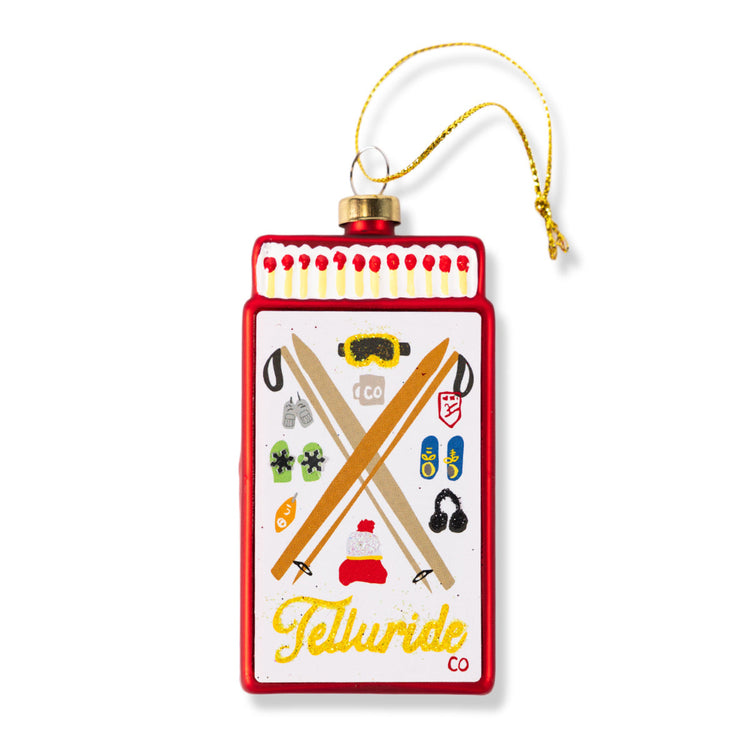 Matchbook Ornament - Telluride - Furbish Studio