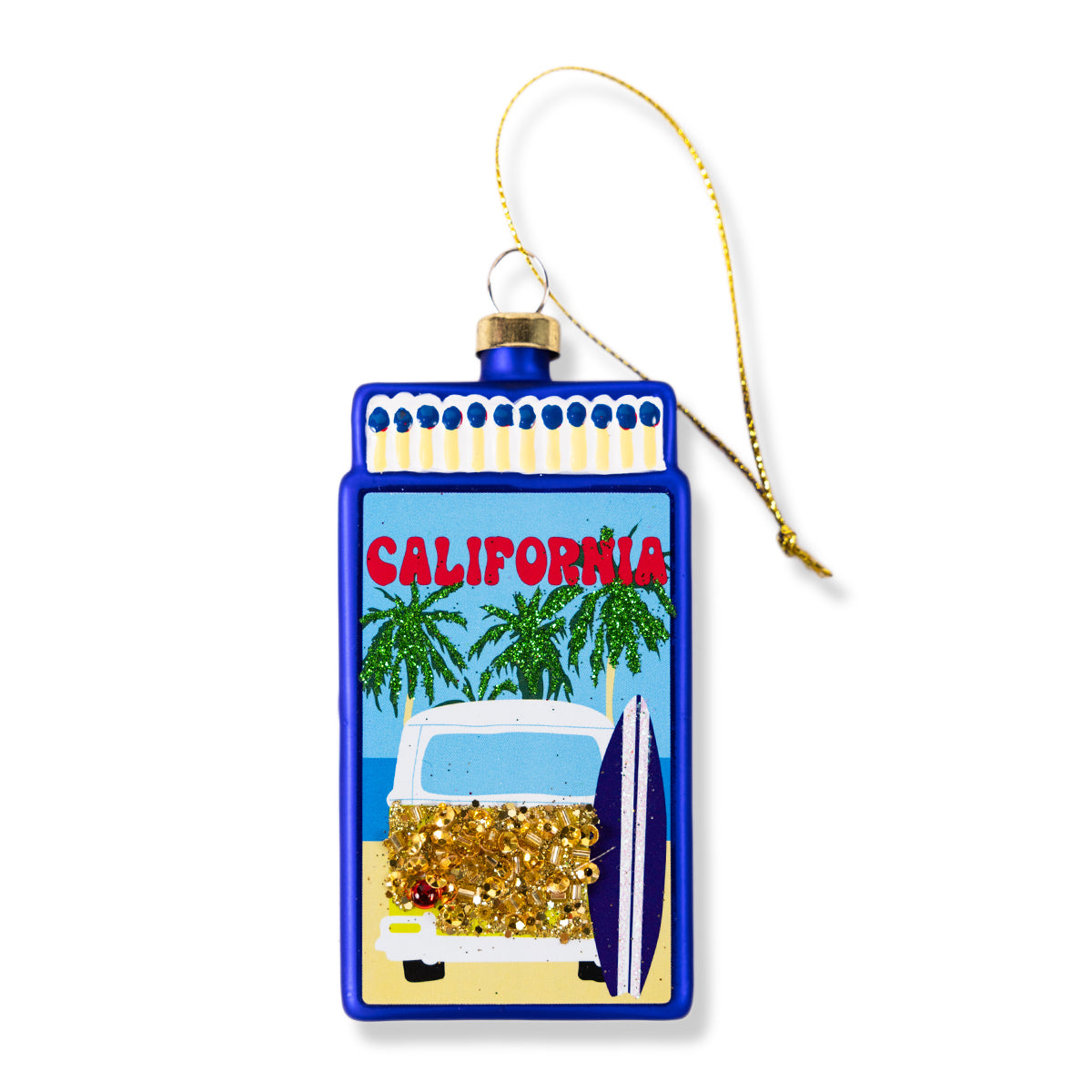Matchbook Ornament - California - Furbish Studio
