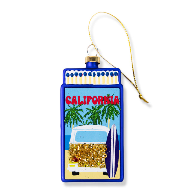 Matchbook Ornament - California - Furbish Studio