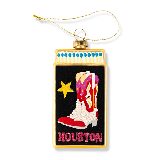 Matchbook Ornament - Houston - Furbish Studio