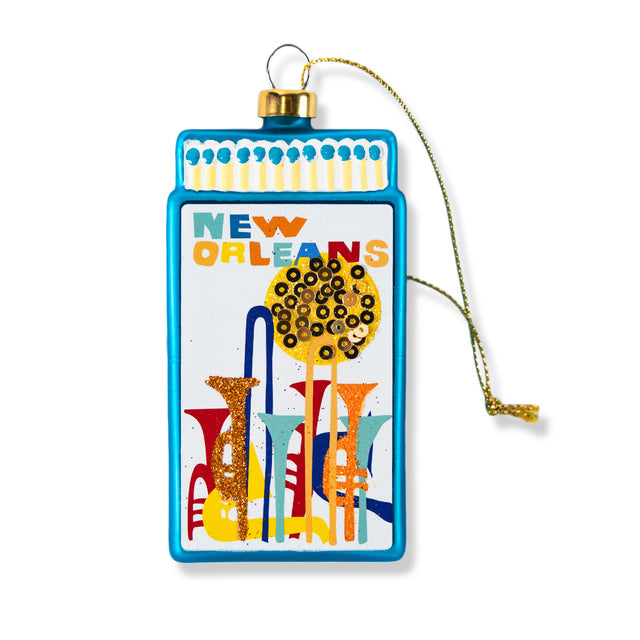 Matchbook Ornament - New Orleans - Furbish Studio