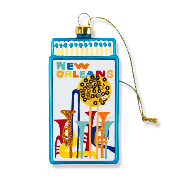 Matchbook Ornament - New Orleans - Furbish Studio