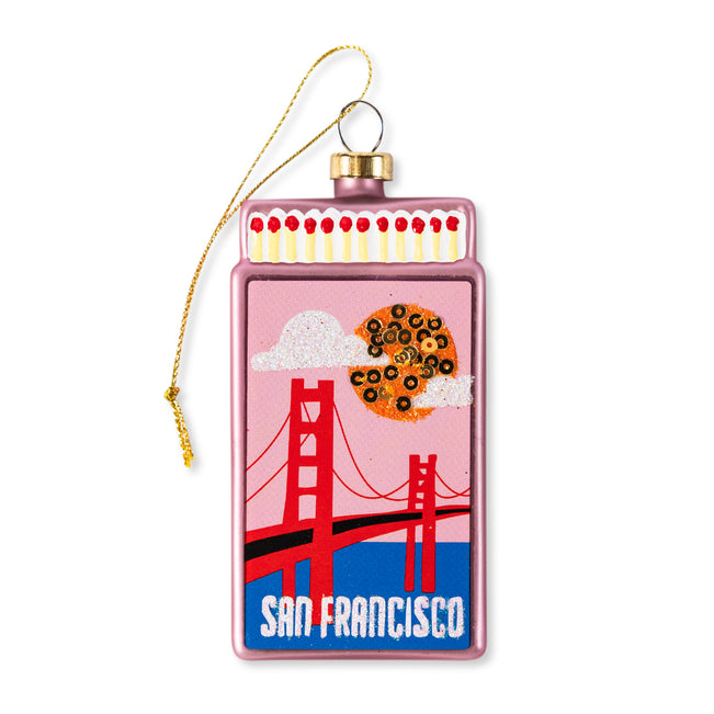 Matchbook Ornament - San Francisco - Furbish Studio