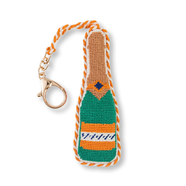 Champagne Bottle Bag Charm - Furbish Studio