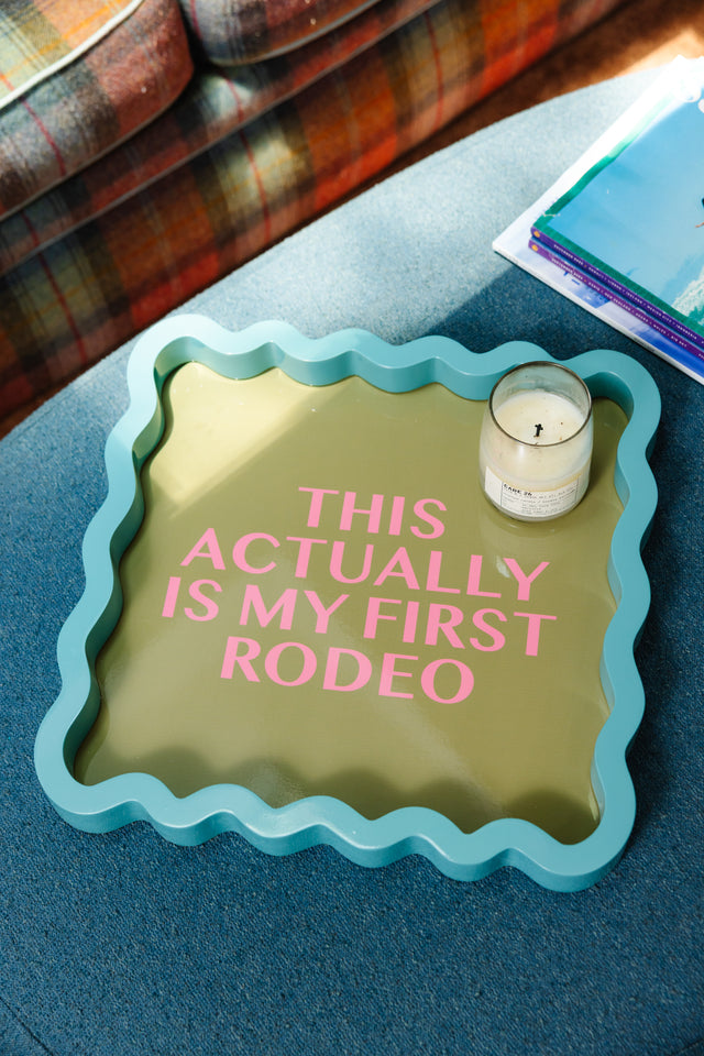 Rodeo Large  Lacquer Tray - Furbish Studio
