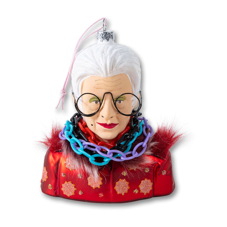 Iris Apfel Ornament - Furbish Studio