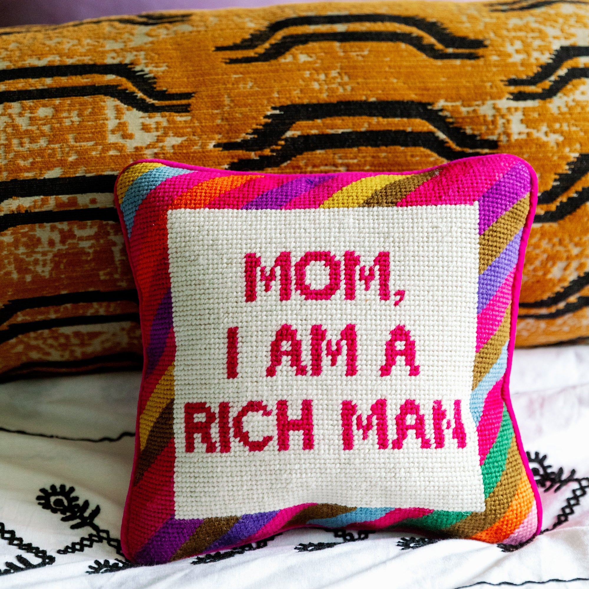 Furbish Studio - Cher Knows Best Needlepoint Pillow