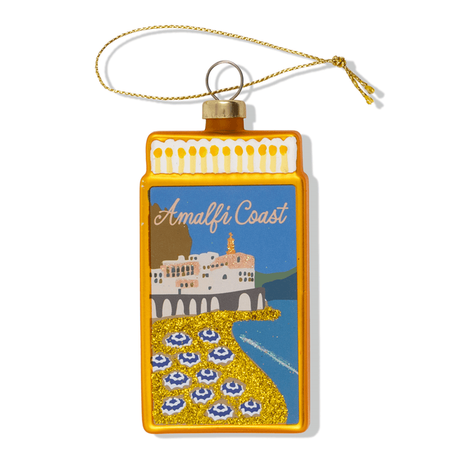 Matchbook Ornament - Amalfi Coast - Furbish Studio