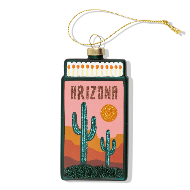 Arizona Matchbook Ornament - Furbish Studio