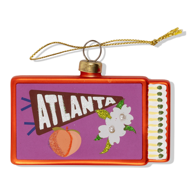 Matchbook Ornament - Atlanta - Furbish Studio