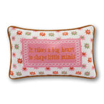 Big Heart Needlepoint Pillow - Furbish Studio
