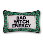 Bad Witch Energy Needlepoint Pillow