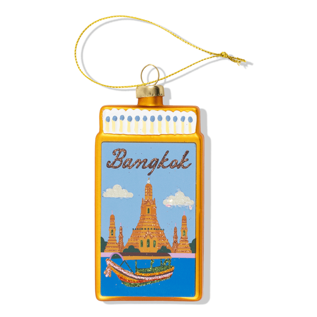 Bangkok Matchbook Ornament - Furbish Studio
