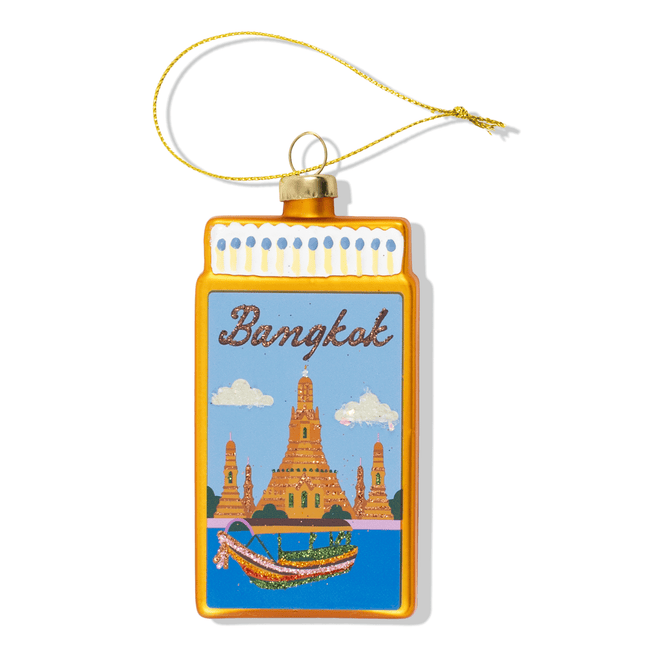 Bangkok Matchbook Ornament - Furbish Studio