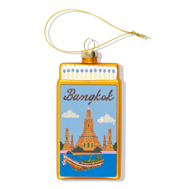 Bangkok Matchbook Ornament - Furbish Studio