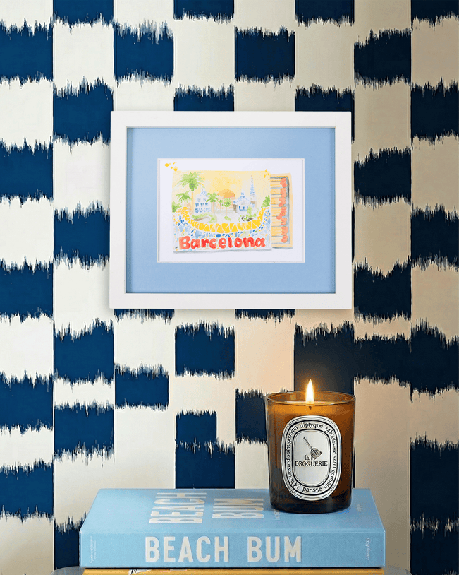 Barcelona Matchbook Art Print - Furbish Studio