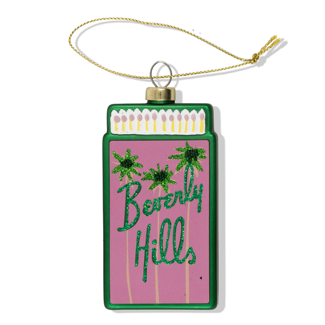 Matchbook Ornament - Beverly Hills - Furbish Studio