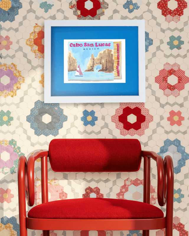 Cabo San Lucas Matchbook Art Print - Furbish Studio