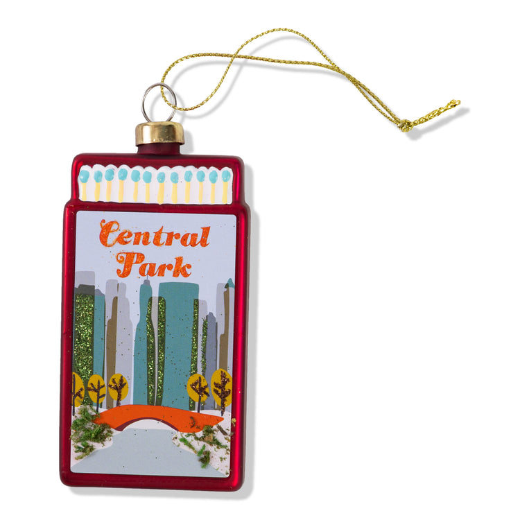Matchbook Ornament - Central Park - Furbish Studio