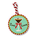 Needlepoint Ornament - Tini Time - Furbish Studio