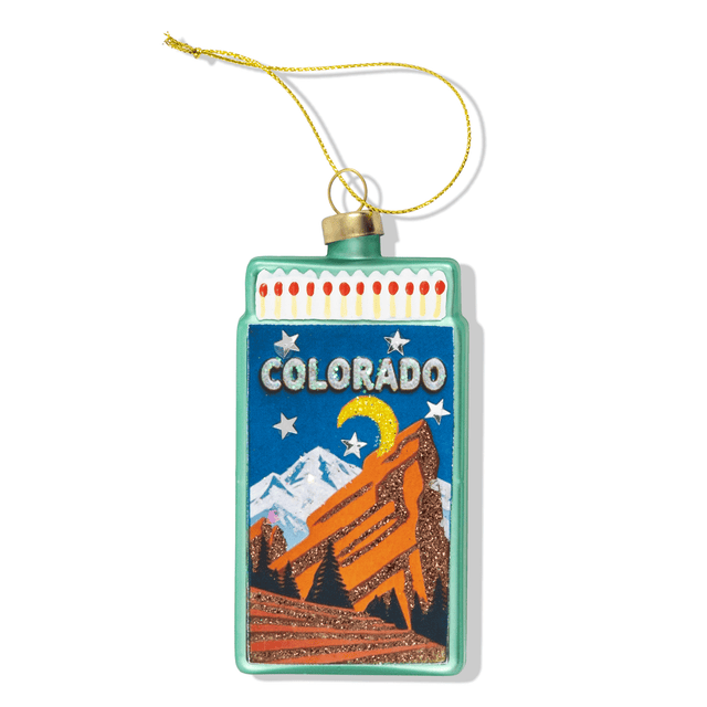 Colorado Matchbook Ornament - Furbish Studio