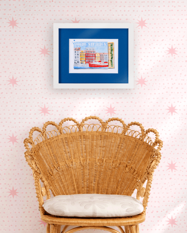 Copenhagen Matchbook Art Print - Furbish Studio