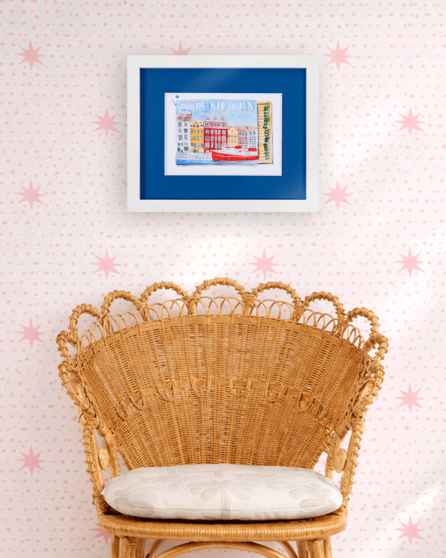 Copenhagen Matchbook Art Print - Furbish Studio