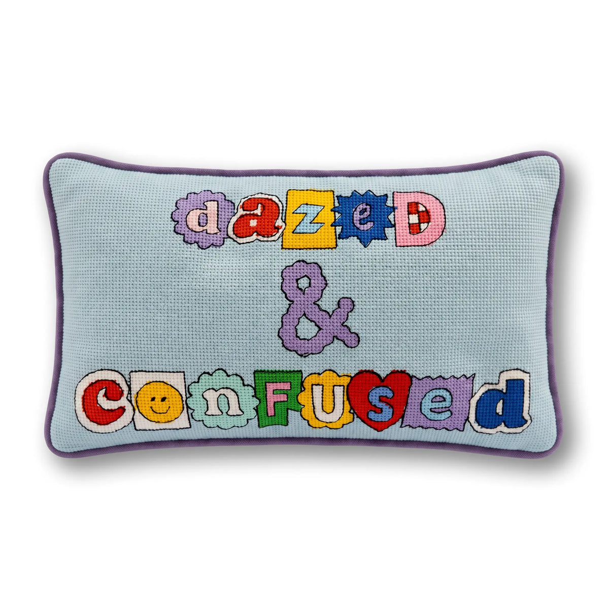 Dazed & Confused Needlepoint Pillow - Furbish Studio