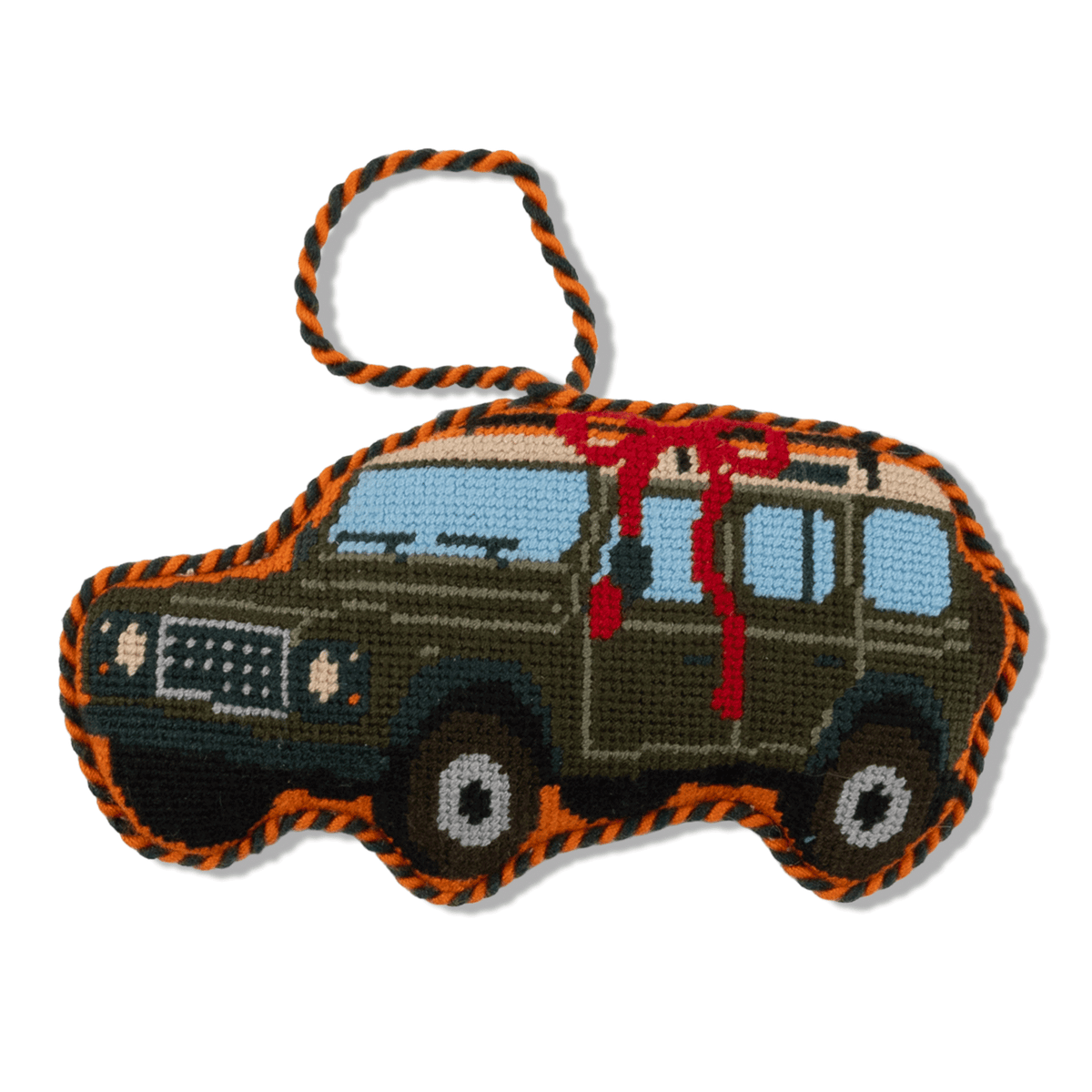 Needlepoint Icon Ornament - Defender - Furbish Studio