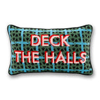 Deck the Halls Needlepoint Pillow - Furbish Studio
