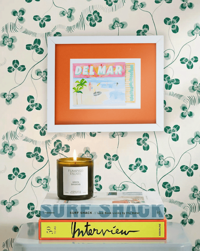 Del Mar Matchbook Art Print - Furbish Studio