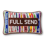 Full Send Needlepoint Pillow - Furbish Studio